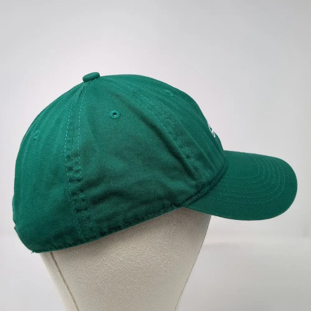 Getaway Baseball Cap Green One Size Slideback Hat EST 2015 Cotton Unstructured